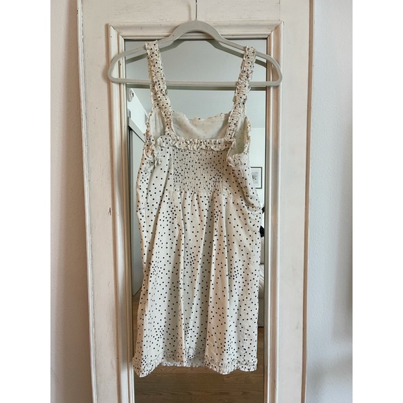 Urban Outfitters Wren Dotted Linen Ruffle Dress - Picture 4 of 5